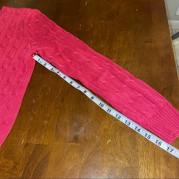 SOLD Ralph Lauren Hot Pink Sweater - Picture 7 of 11